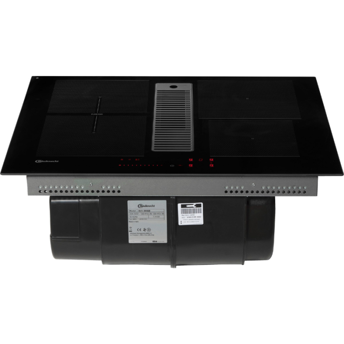 BAUKNECHT Ploča za kuhanje s odvodom BVH65 Venting Flexi - set koji se sastoji od: ploča za kuhanje BVH 2065B, odvodni kanal FK 65VH BO - Slika 2