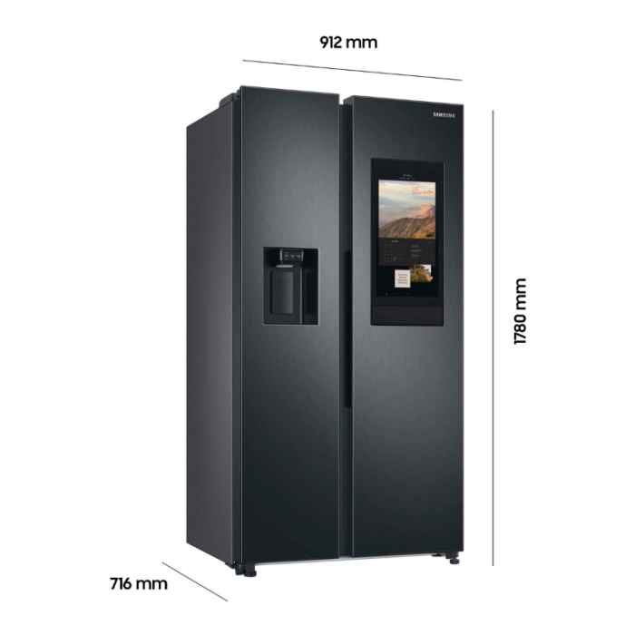 SAMSUNG side by side RS6HA8891B1 Visina 178 cm, širina 91,2 cm - Slika 3