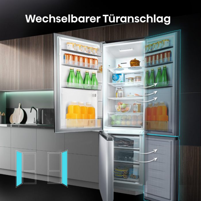 HISENSE Kombinacija hladnjak/zamrzivač RB440N4ACA Visina 201,7 cm, širina 59,5 cm, Total No Frost - Slika 6