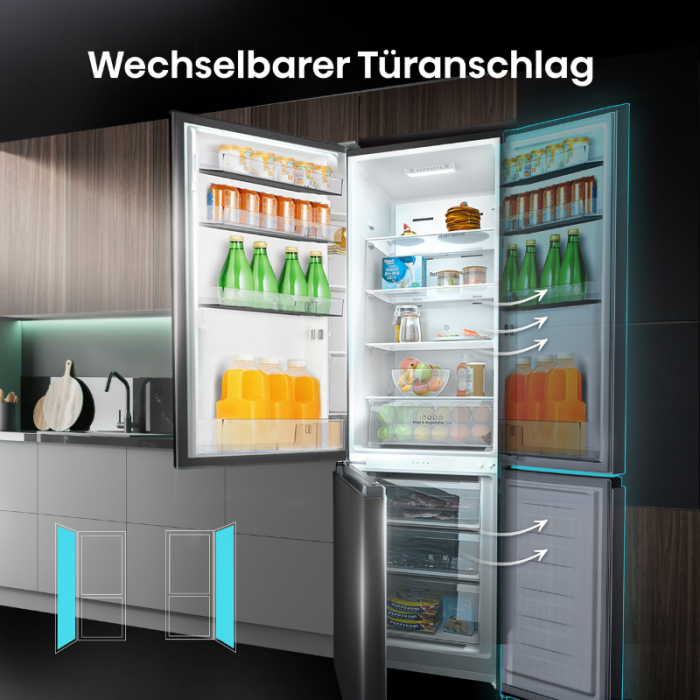 HISENSE Kombinacija hladnjak/zamrzivač RB440N4AFA Visina 201,7 cm, širina 59,5 cm, Total No Frost - Slika 7