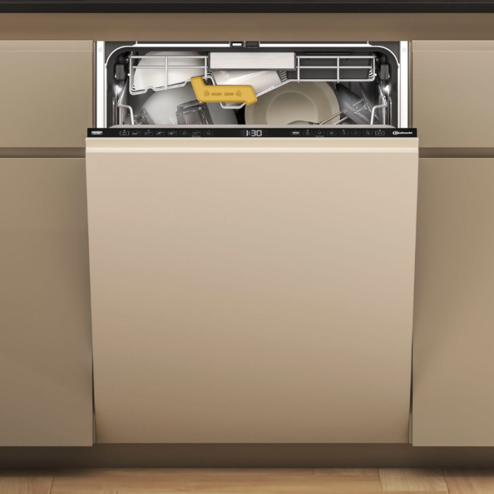 BAUKNECHT potpuno integrirana perilica posuđa OBIC Ecospace 8650 14 posuđa, SpaceClean – 3. ladica za visoke čaše i zdjelice za žitarice - Slika 1
