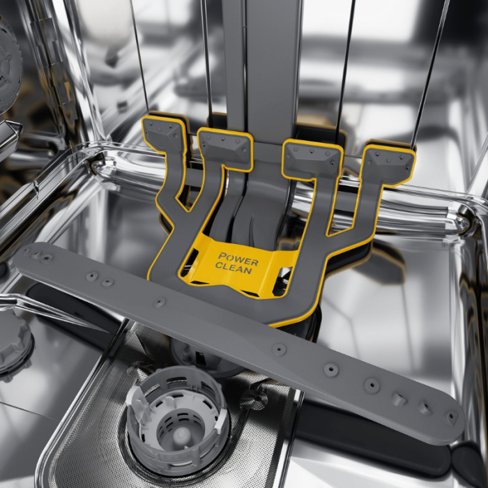 BAUKNECHT potpuno integrirana perilica posuđa OBIC Ecospace 8650 14 posuđa, SpaceClean – 3. ladica za visoke čaše i zdjelice za žitarice - Slika 24