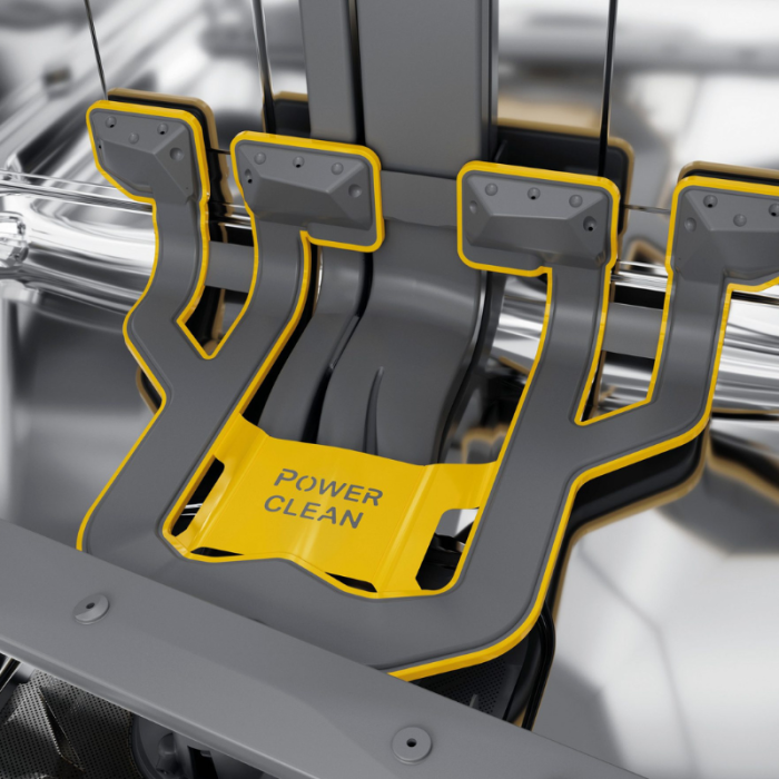 BAUKNECHT potpuno integrirana perilica posuđa OBIC Ecospace 8650 14 posuđa, SpaceClean – 3. ladica za visoke čaše i zdjelice za žitarice - Slika 17