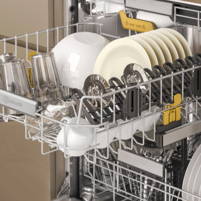 BAUKNECHT potpuno integrirana perilica posuđa OBIC Ecospace 8650 14 posuđa, SpaceClean – 3. ladica za visoke čaše i zdjelice za žitarice - Slika 16