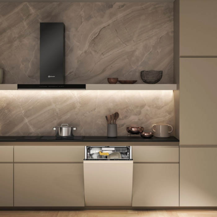 BAUKNECHT potpuno integrirana perilica posuđa OBIC Ecospace 8650 14 posuđa, SpaceClean – 3. ladica za visoke čaše i zdjelice za žitarice - Slika 13