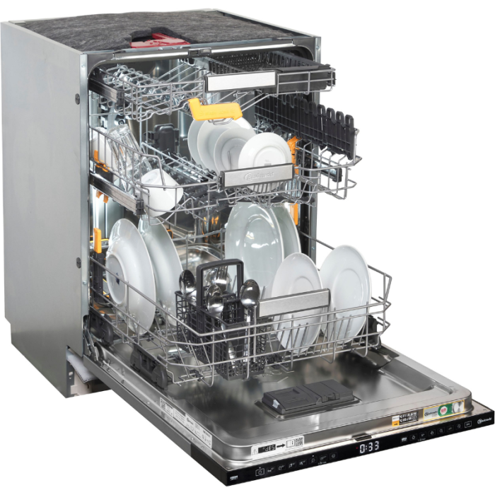 BAUKNECHT potpuno integrirana perilica posuđa OBIC Ecospace 8650 14 posuđa, SpaceClean – 3. ladica za visoke čaše i zdjelice za žitarice - Slika 6