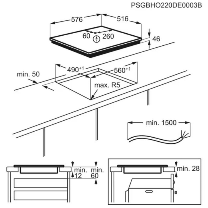 AEG Indukcijska ploča GI641KS - Slika 2