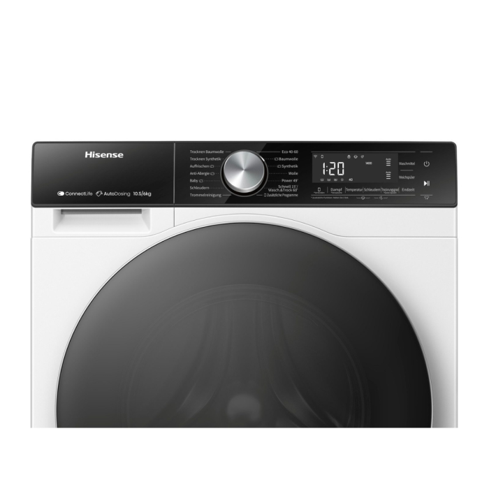 HISENSE Perilica-sušilica WD5S1045BW 10,5 kg, 10,5 kg, 1400 o/min, 10,5 kg/6 kg - Slika 7