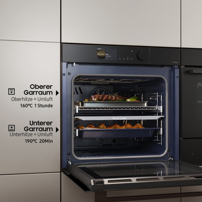 Šimex d.o.o. - Svijet outlet bijele tehnike (50) SAMSUNG Pećnica NV7B4530ZAS Samočišćenje pirolizom, Dual Cook Flex – jedna pećnica. Dvije komore za kuhanje. Maksimalna fleksibilnost. - Slika 10