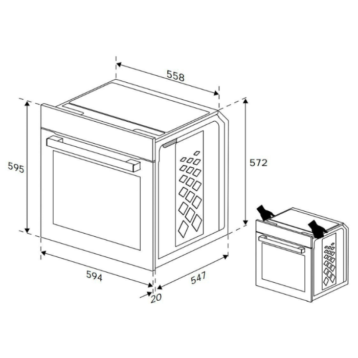 BEKO UGRADBENA PEĆNICA BBSM12320X - Slika 10