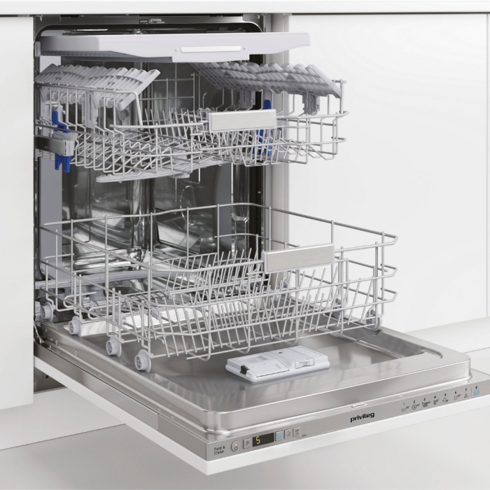 PRIVILEG potpuno integrirana perilica posuđa P0I ECO D541 S 14 postavki, 14 postavki, Fast&Clean 28' - učinkovito čišćenje u 28 minuta - Slika 2