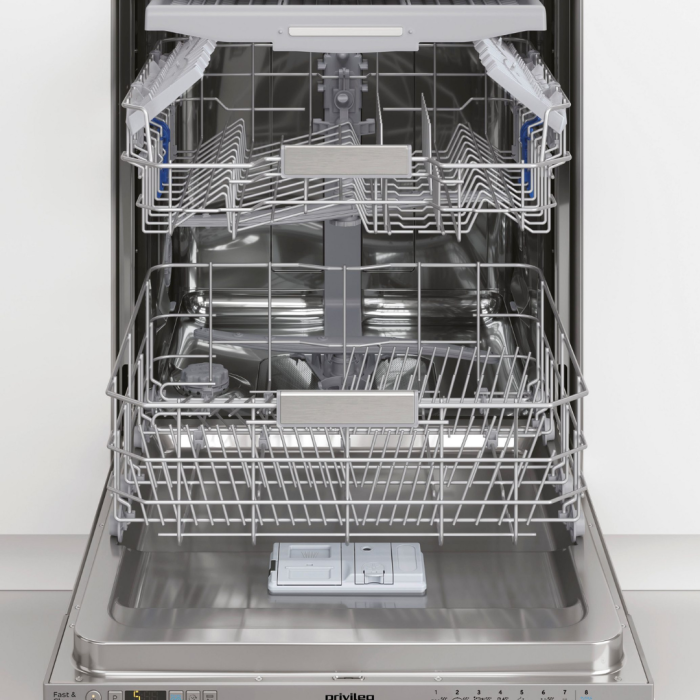 PRIVILEG potpuno integrirana perilica posuđa P0I ECO D541 S 14 postavki, 14 postavki, Fast&Clean 28' - učinkovito čišćenje u 28 minuta - Slika 5