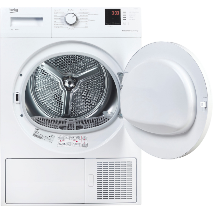 BEKO Sušilica s toplinskom pumpom DS7512PA 7 kg, protiv gužvanja, blokada za djecu, EcoGentle - Slika 2