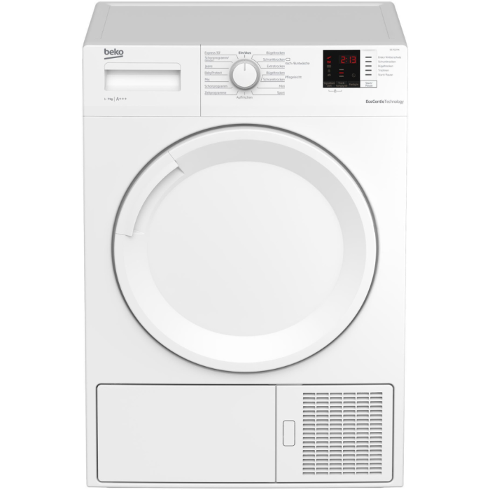 BEKO Sušilica s toplinskom pumpom DS7512PA 7 kg, protiv gužvanja, blokada za djecu, EcoGentle - Slika 3