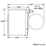 BOSCH Perilica-sušilica 8 WNC244070 9 kg, 6 kg, 1400 o/min - Slika 10