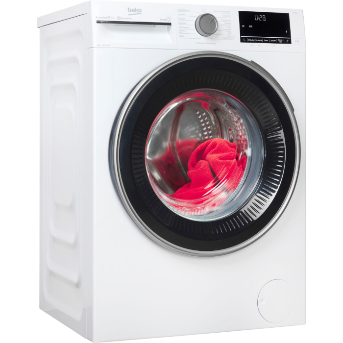 BEKO Perilica rublja b300 B3WFU58415W1 8 kg, 1400 okretaja u minuti, SteamCure - 99% bez alergena - Slika 1