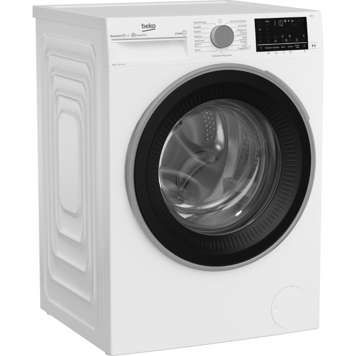 BEKO Perilica rublja b300 B3WFU58415W1 8 kg, 1400 okretaja u minuti, SteamCure - 99% bez alergena - Slika 5