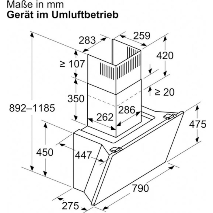 NEFF Zidna napa D88IAN2S0 - Slika 7