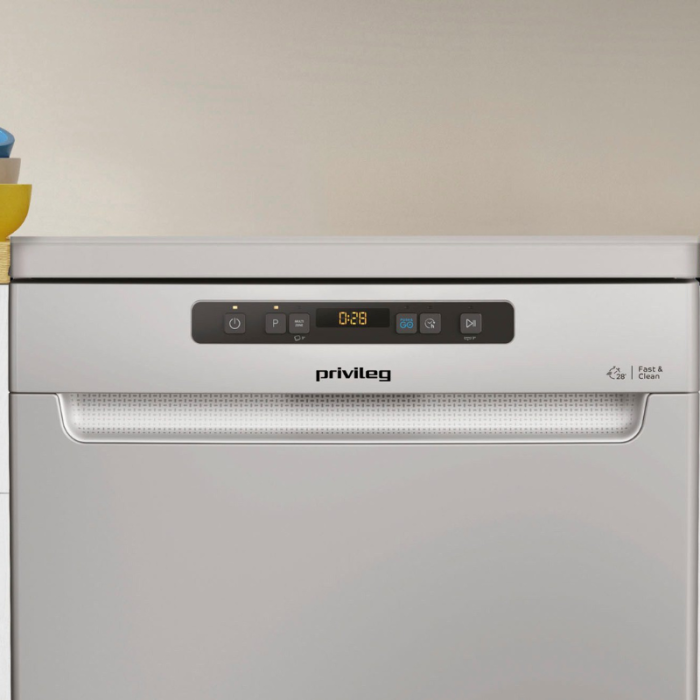 PRIVILEG Samostojeća perilica posuđa P0F ECO D541 S 14 postavki posuđa, Fast&Clean 28' – učinkovito čišćenje u 28 minuta - Slika 6