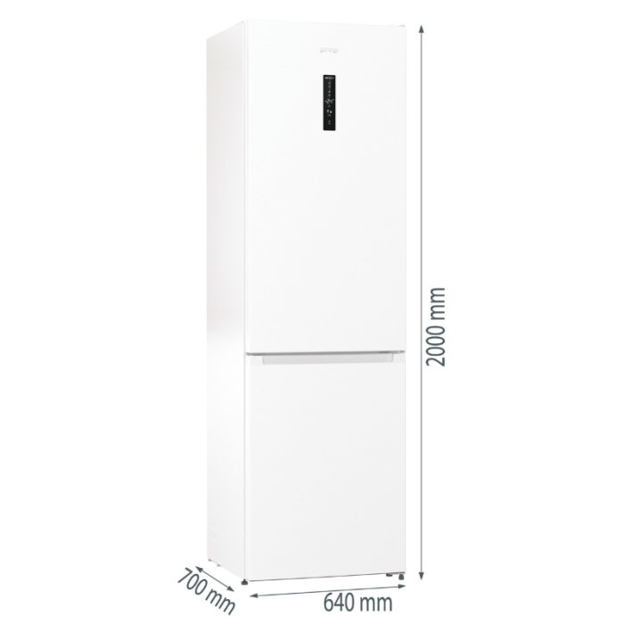 Bez naslova (800 x 800 piks.) - 2025-02-17T133847.412 GORENJE kombinacija hladnjaka i zamrzivača NRK620B61W4OT nema odmrzavanja zahvaljujući NoFrostPlus, CrispZone s kontrolom vlažnosti - Slika 5