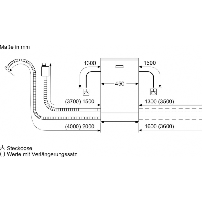 BOSCH djelomično integrirana perilica posuđa serije 6 SPI6YMS14E - Slika 5