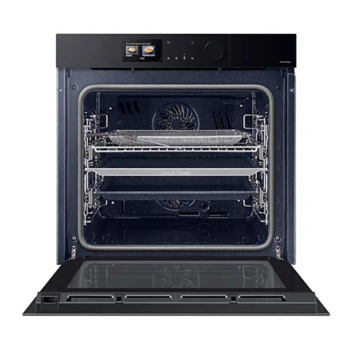 SAMSUNG Dual Cook™ ugradbena pećnica, 76 ℓ, A+*, piroliza, crno staklo, serija 7  NV7B7997ADK/U1 - Slika 8