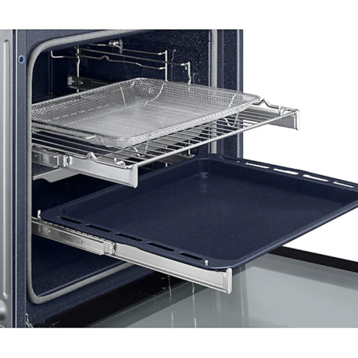 SAMSUNG Dual Cook™ ugradbena pećnica, 76 ℓ, A+*, piroliza, crno staklo, serija 7  NV7B7997ADK/U1 - Slika 6