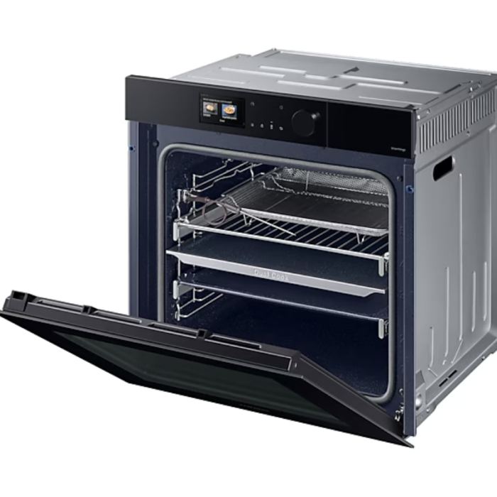 SAMSUNG Dual Cook™ ugradbena pećnica, 76 ℓ, A+*, piroliza, crno staklo, serija 7  NV7B7997ADK/U1 - Slika 4