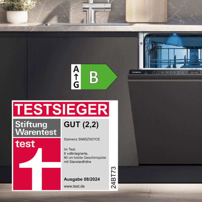 SIEMENS potpuno integrirana perilica posuđa iQ500 SN65ZX07CE - Slika 7