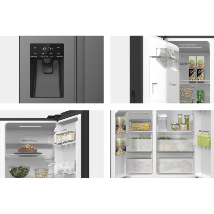 HISENSE Side-by-Side RSIM535AFE Dozator za vodu/led, NoFrost, sa spremnikom za vodu, proizveden u Europi - Slika 18