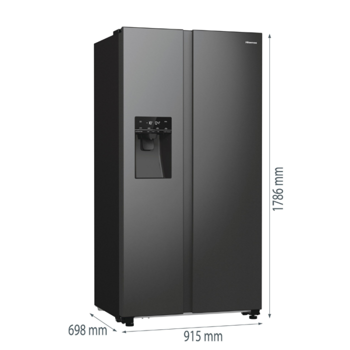 HISENSE Side-by-Side RSIM535AFE Dozator za vodu/led, NoFrost, sa spremnikom za vodu, proizveden u Europi - Slika 4