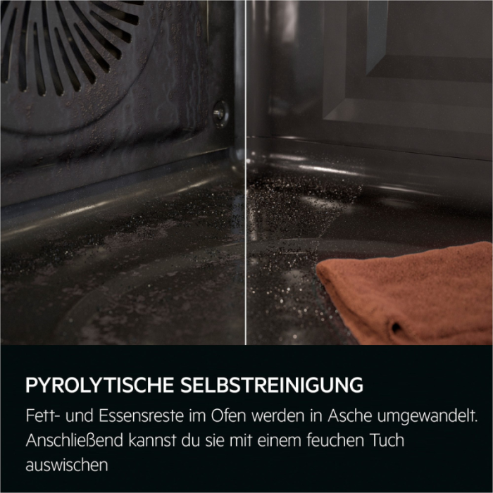 AEG Pirolizna peć 6000 TS6PB50WAB glatke unutarnje stijenke od dugotrajnog emajla, funkcija AirFry - Slika 14