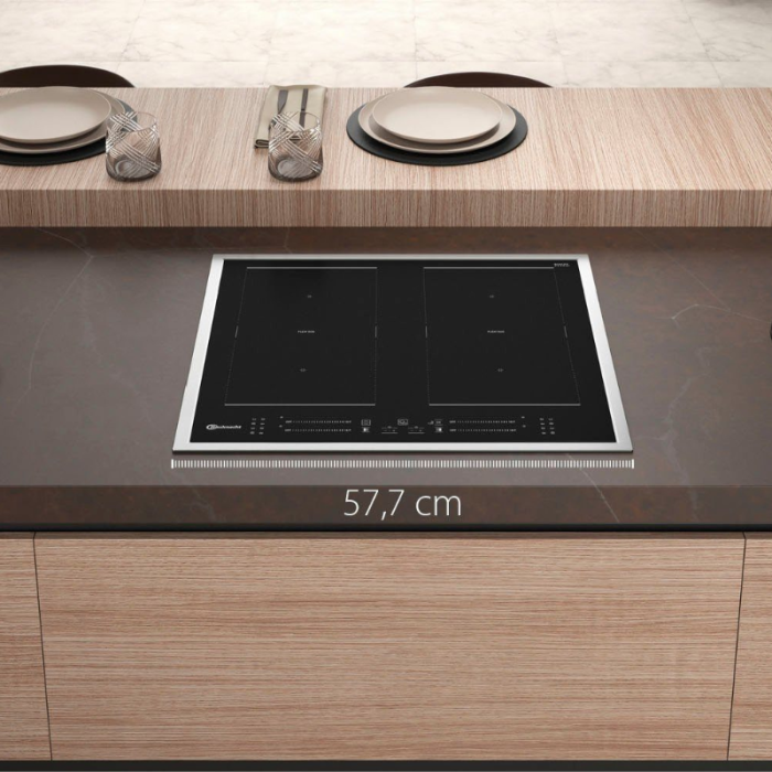 BAUKNECHT Fleksibilna indukcijska ploča za kuhanje marke SCHOTT CERAN® BS 4160C FT - Slika 5