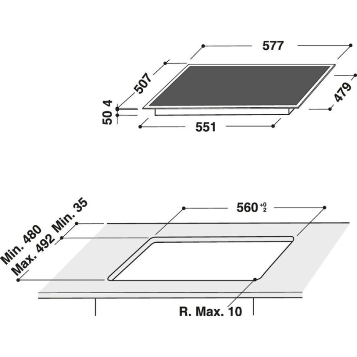 BAUKNECHT Fleksibilna indukcijska ploča za kuhanje marke SCHOTT CERAN® BS 4160C FT - Slika 4