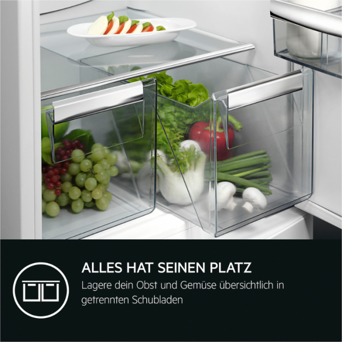 AEG Ugradbeni hladnjak-zamrzivač serije 5000 TSC5S142ES 217 litara, Low Frost - Slika 3