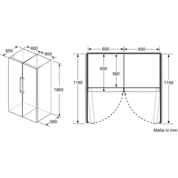 BOSCH Zamrzivač GSN36VWEP - Slika 4