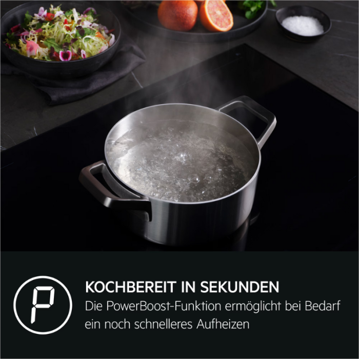 AEG ID6411K 5000 Indukcija / Samostalna indukcijska ploča za kuhanje / Hob²Hood / 60 cm - Slika 2