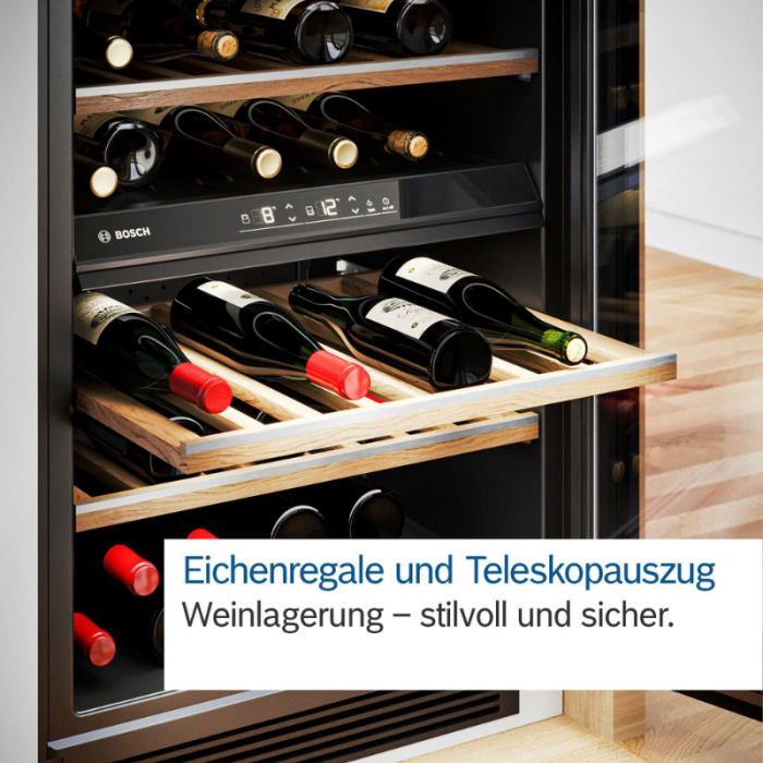 BOSCH Hladnjak za vino KWK36ABGA za 199 standardnih boca od 0,75 l - Slika 6