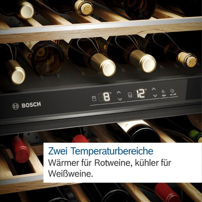 BOSCH Hladnjak za vino KWK36ABGA za 199 standardnih boca od 0,75 l - Slika 4