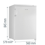 GORENJE Zamrzivač F49CPW Klasa energetske učinkovitosti C - Slika 3