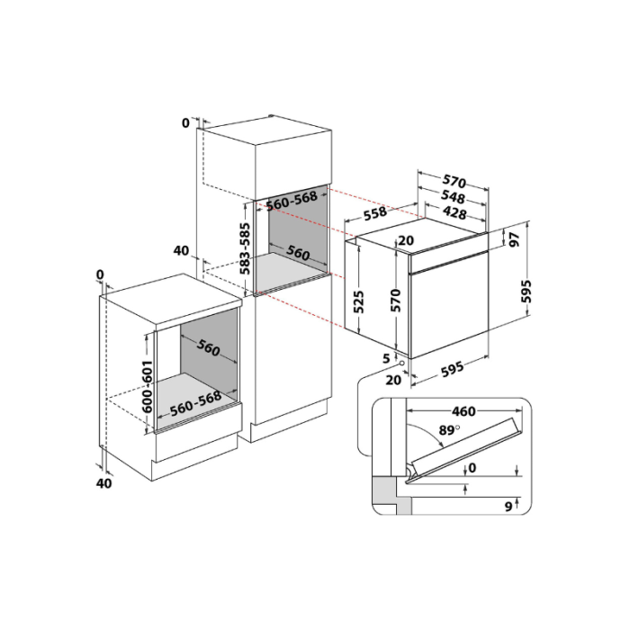 PRIVILEG Ugradbena pećnica PBA2S85HU1 Nježno kuhanje zahvaljujući programu za kuhanje na pari Turn&Go za najbolje rezultate - Slika 5
