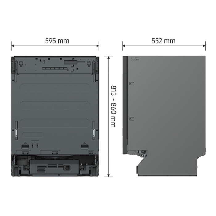SAMSUNG potpuno ugradbena perilica posuđa DW60CG880B00EG - Slika 15