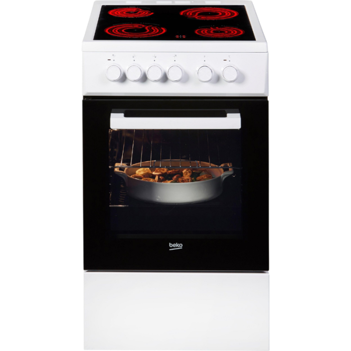 BEKO Električni samostojeći štednjak FSS57000GW s roštiljem male površine - Slika 3