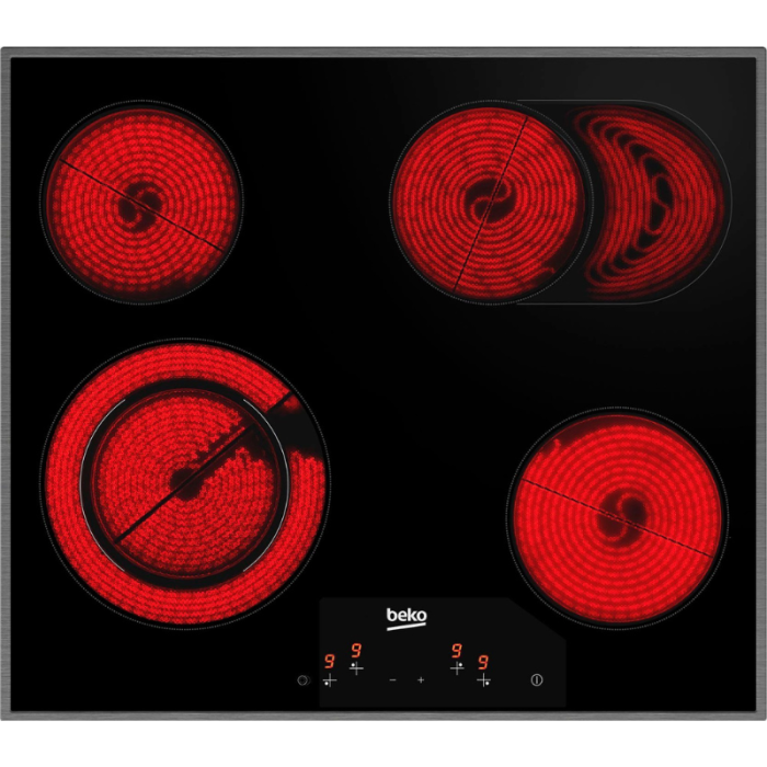 BEKO staklokeramička ploča za kuhanje BBSM12320X - Slika 2
