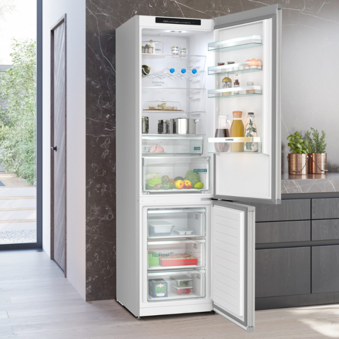 SIEMENS Kombinacija hladnjaka i zamrzivača iQ300 KG39N2LAF noFrost, ladica hyperFresh 0°C, besprijekorno postavljanje, LED svjetlo - Slika 6