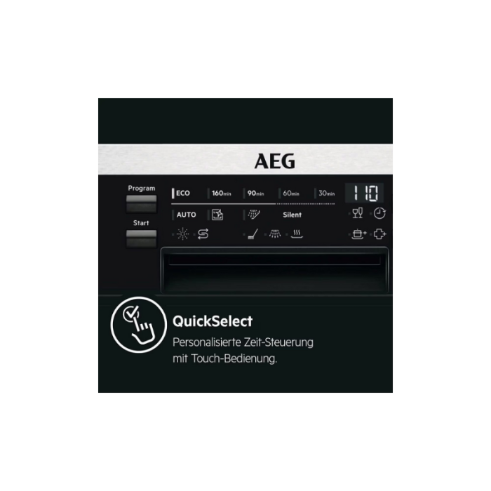 AEG FEE6491AZM 6000 SatelliteClean® ugradbena perilica posuđa 60 cm / AirDry - savršeni rezultati sušenja / MaxiFlex ladica za pribor za jelo - Slika 5