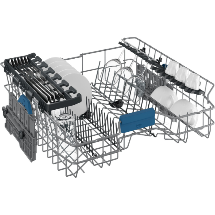 BEKO potpuno ugradbena perilica posuđa BDIN16430 7698601677 Quick&Clean - temeljito čišćenje za 90 minuta - Slika 5