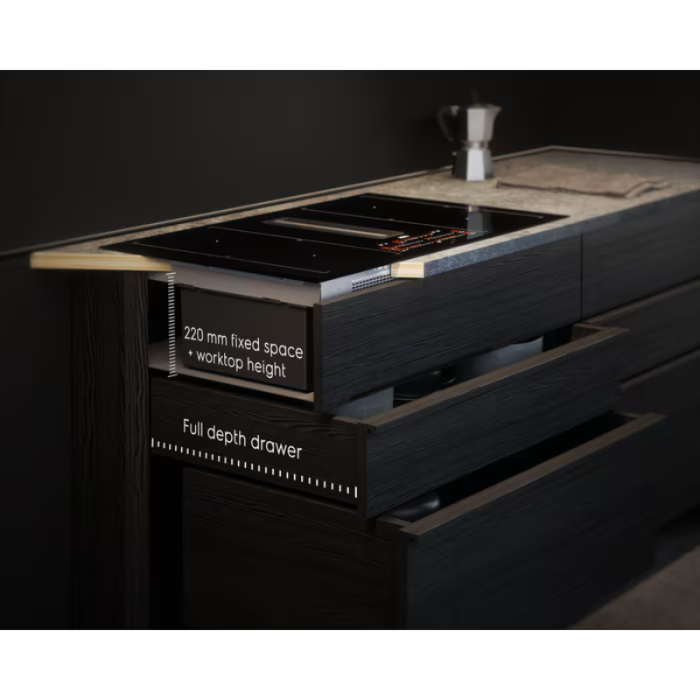 AEG CCE84543XB Samostalna ploča za kuhanje s integriranom napom / odvodom zraka prema dolje / recirkulacijom / 80 cm - Slika 5