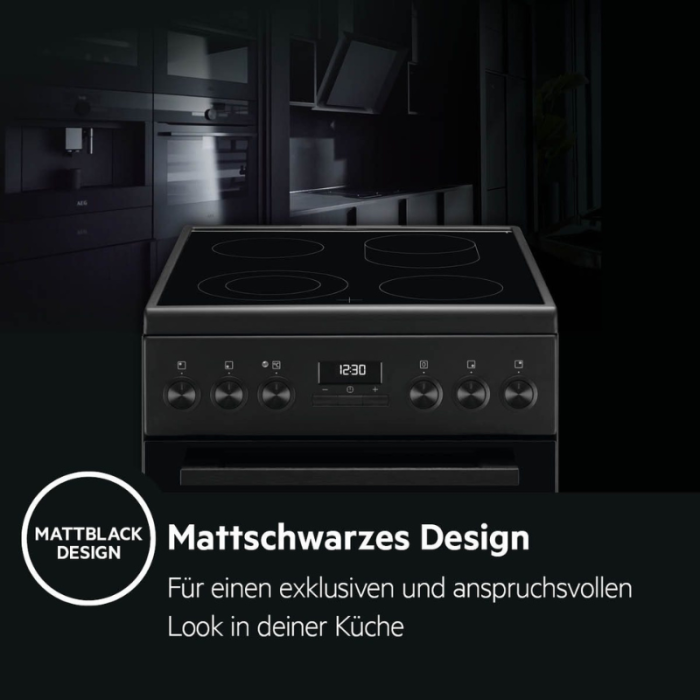 AEG Električni samostojeći štednjak CCB54492BB Kuhanje na 3 razine s 8 programa, uključujući pribor i timer - Slika 6