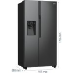 GORENJE Side-by-Side NRR 9185 ESBXL Dozator vode/leda - Slika 16
